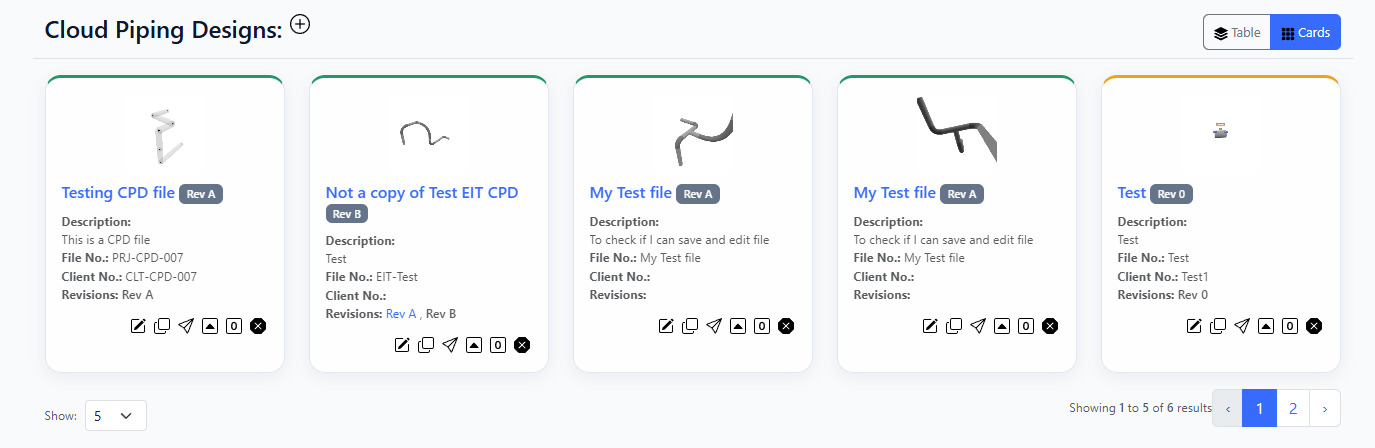 Save control and the updated CPD thumbnail in the project view.