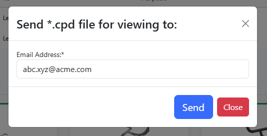Share dialog showing the generated seven-day read-only link.
